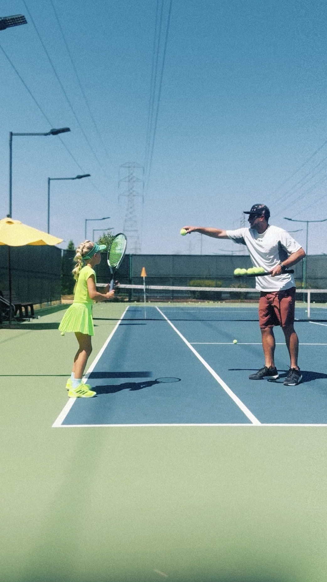 On the court